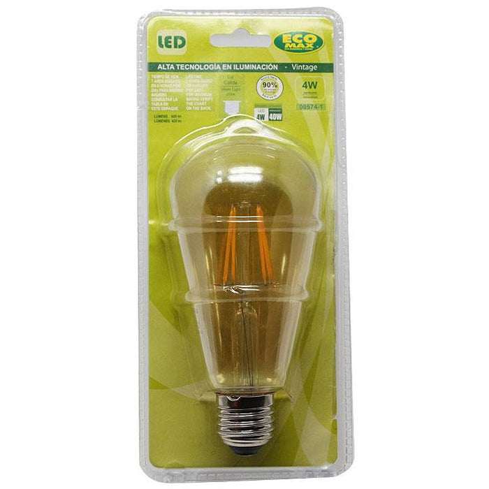 BOMBILLO LED FILAMENTO ST64 E27 4W 85-265V 2700K