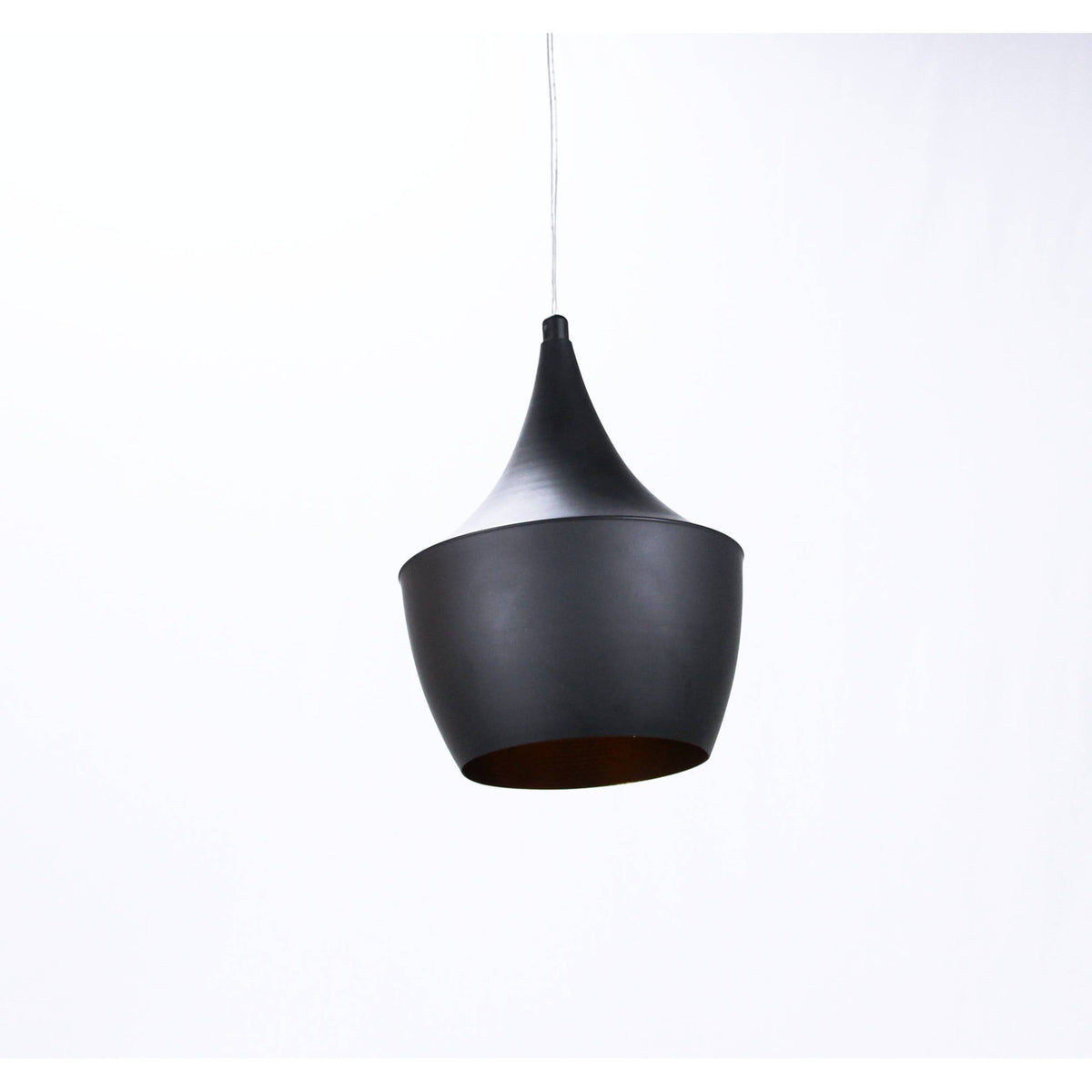 LAMP. COLGANTE NEGRO 1L E27 60W