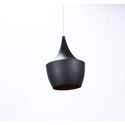 LAMP. COLGANTE NEGRO 1L E27 60W