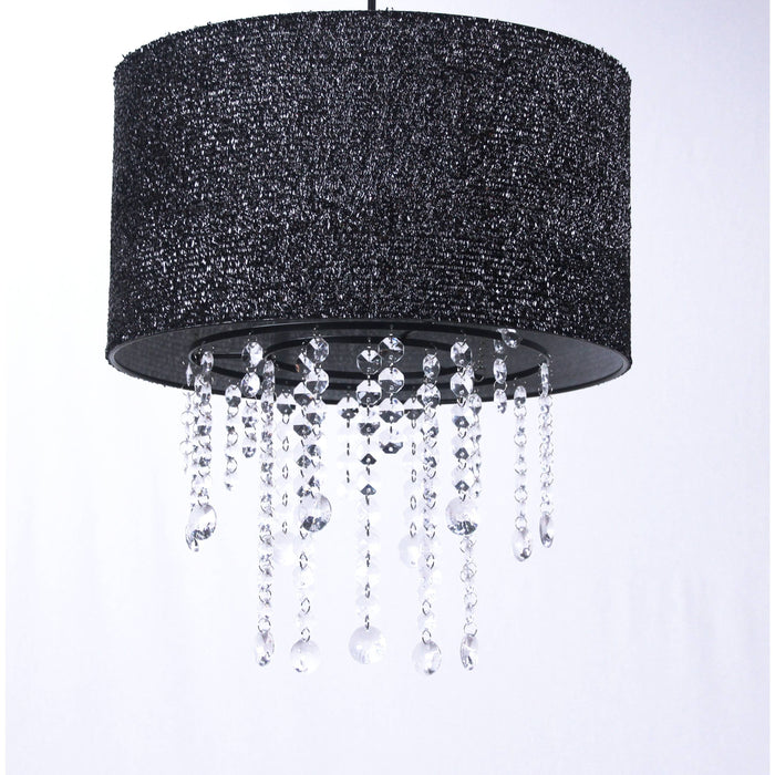 Lámpara Colgante Negro 1L E27 60W