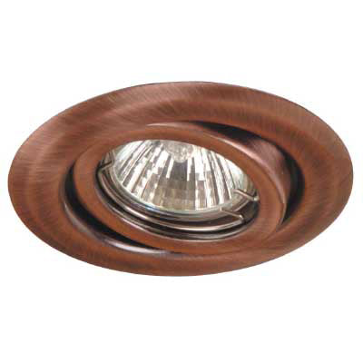 LAMP. TECHO 1L 50W GY6.35 ACAB. COBRE