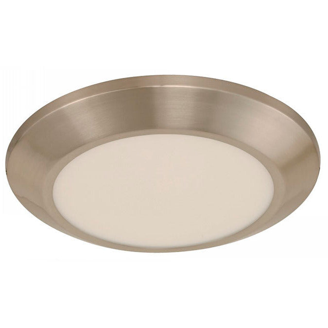 LAMP. LED TECHO NIQUEL SATINADO 18W 6500K