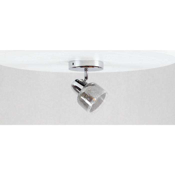 LAMP. TECHO REFLECTORA CROMO 1L E27 40W