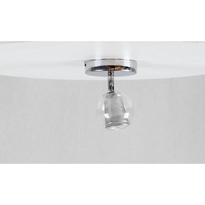LAMP. TECHO CROMO 1L GU10 50W