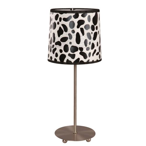 LAMP. MESA NIQUEL SATINADO 1L E27 40W