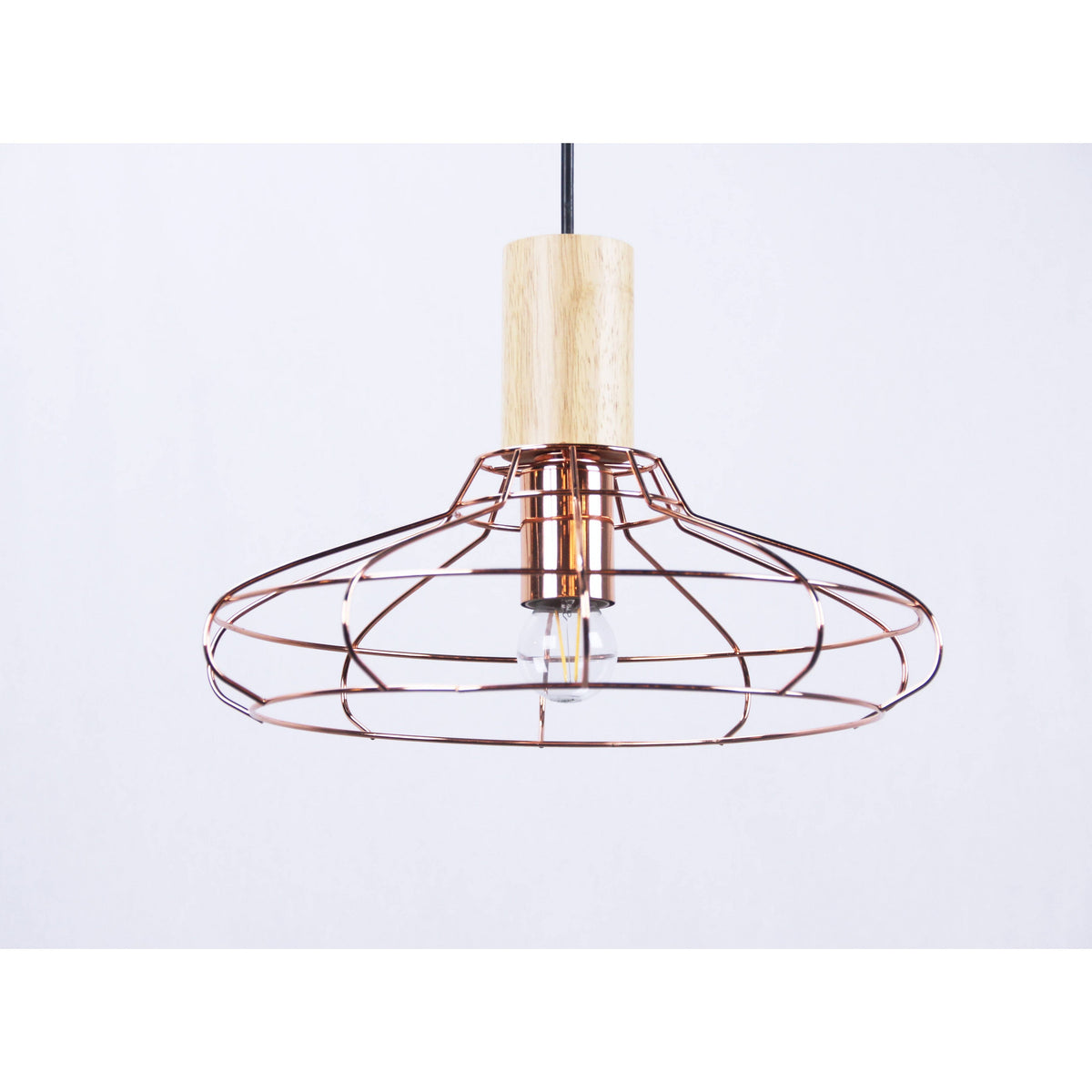 Lámpara Colgante Cobre 1L E27 40W