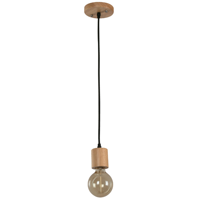 LAMP. COLGANTE NEGRO 1L E27 60W