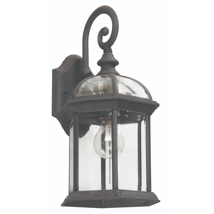 LAMP. EXT. PARED NEGRO 1L E27 100W