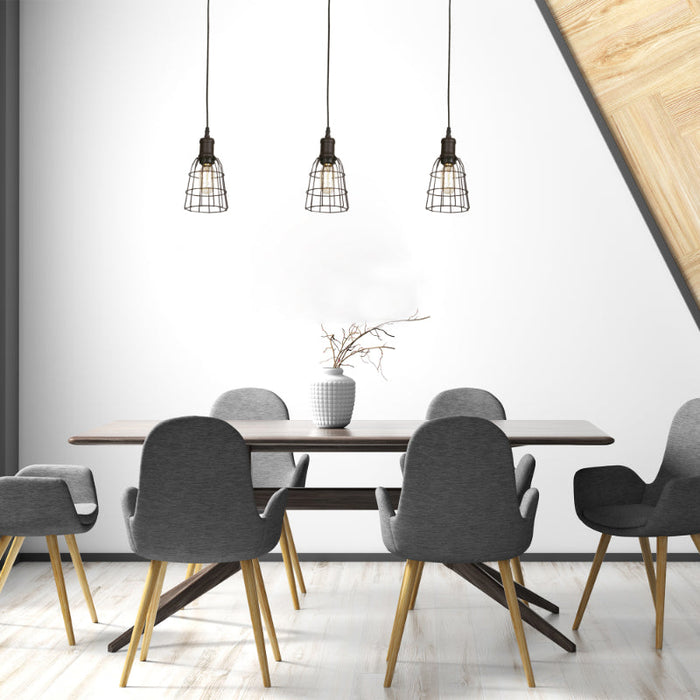 LAMP. COLGANTE CHOCOLATE 1L E27 60W