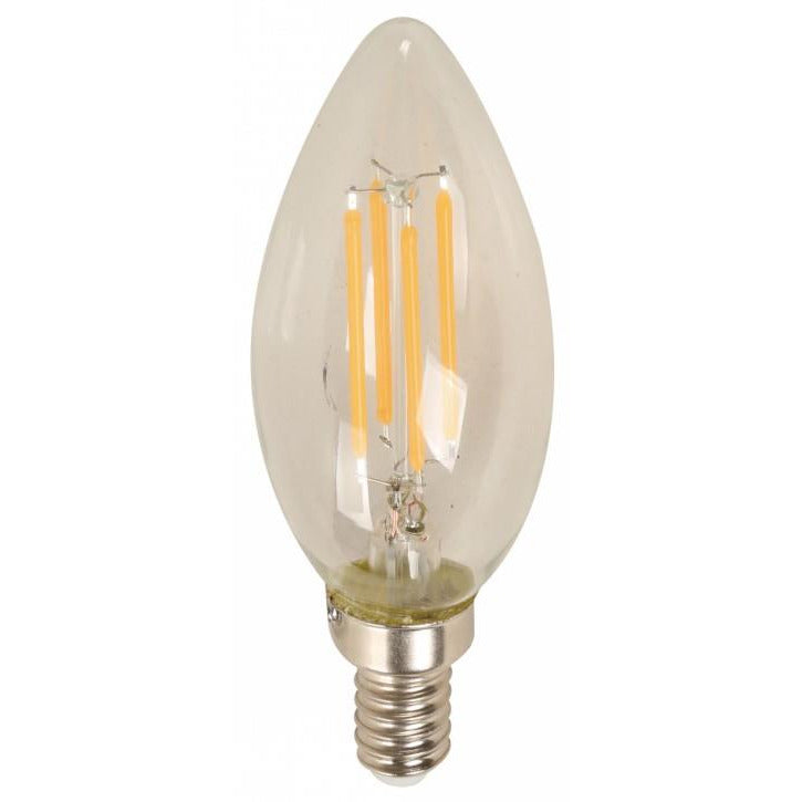 BOMBILLO LED FILAMENTO TORPEDO E12 4W 100-240V 2700K