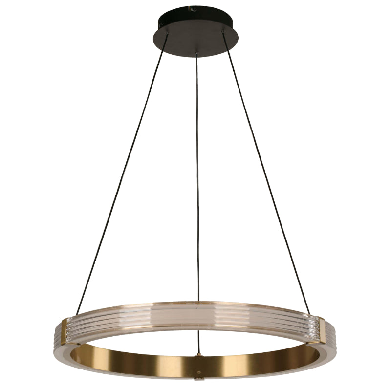 Lámpara Led Colgante Dorado 1L 28W 100-240V 3000K