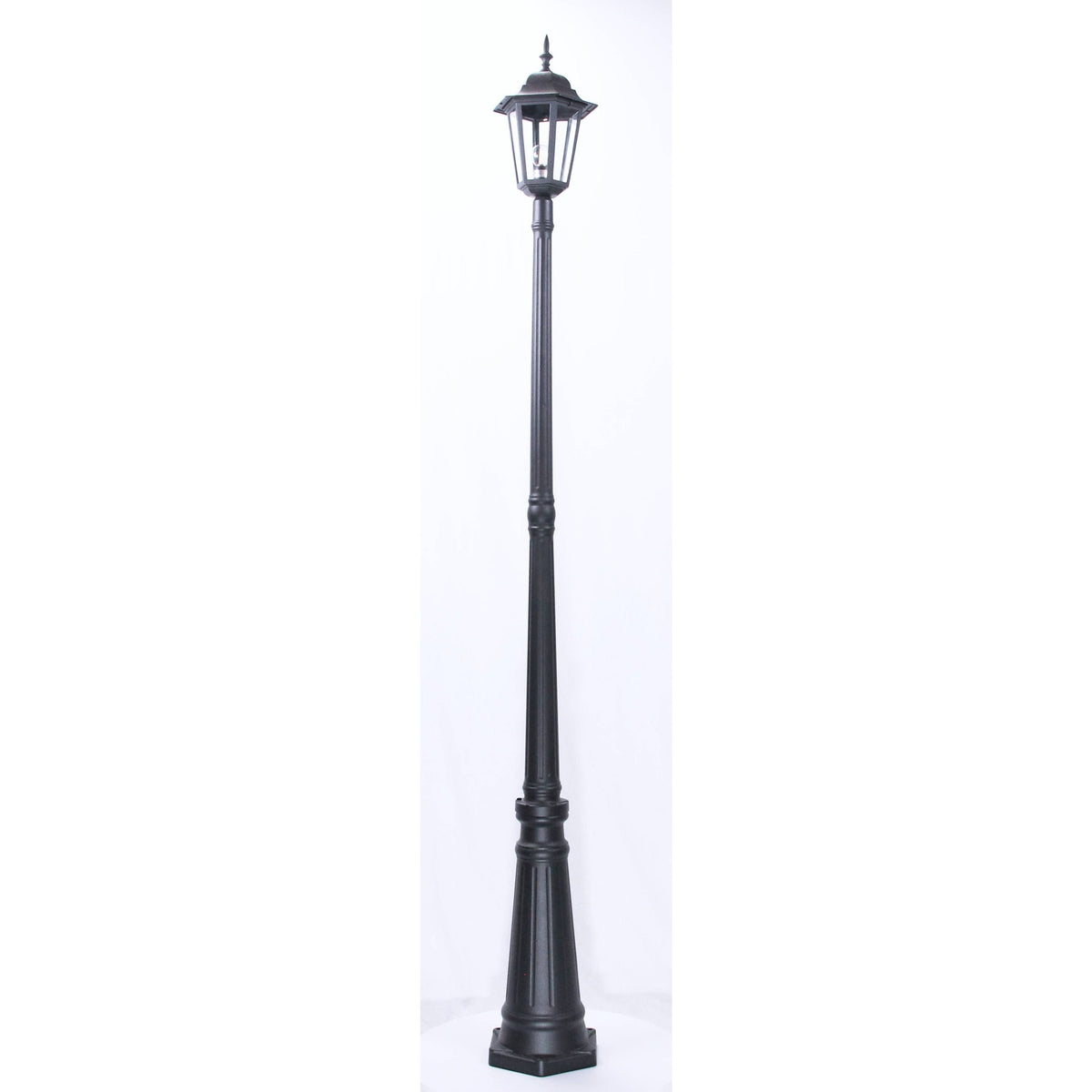 Lámpara Exterior  Poste Negro 1L E27 100W