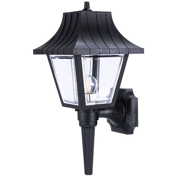 LAMP. EXT. PARED NEGRO 1L E27 40W (2 PIEZAS)