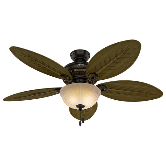 VENTILADOR DE TECHO GRAND CAYMAN BRONCE DC 54" 2L E12 60W