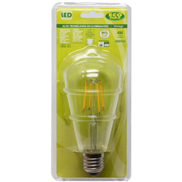 BOMBILLO LED FILAMENTO ST64 E27 4W 100-265V 2700K