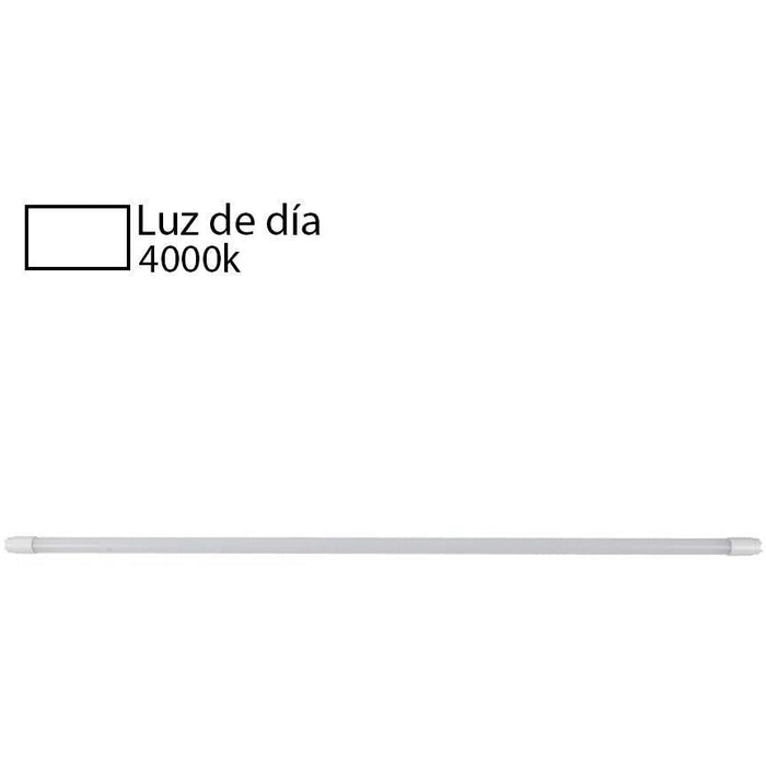 TUBO LED T8 G13 18W 100-277V 4000K PLASTICO