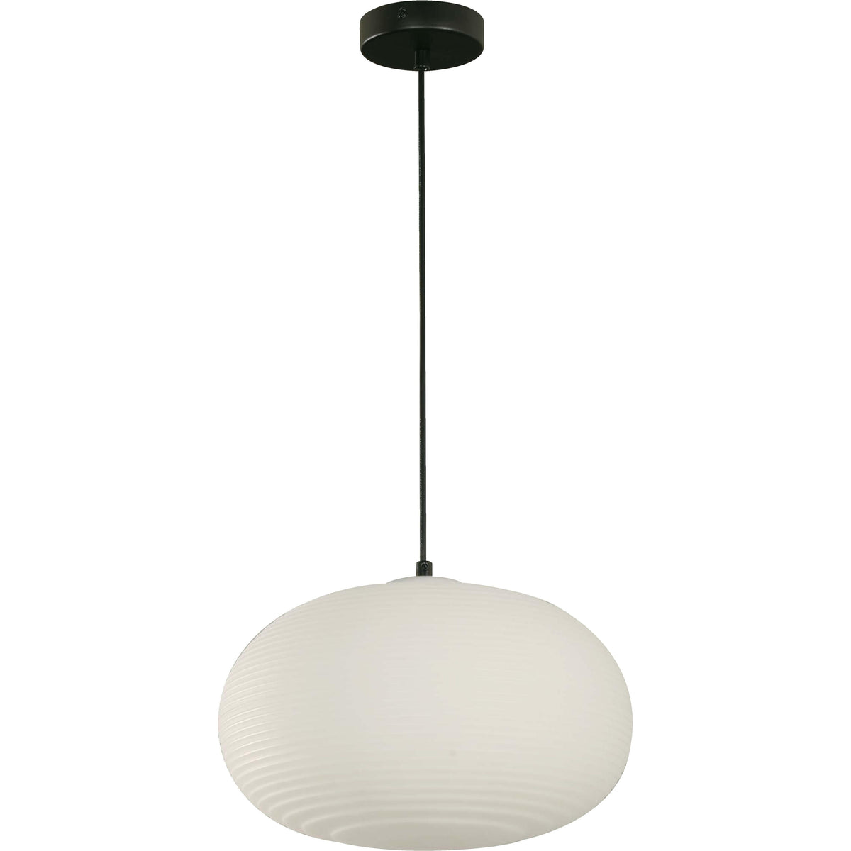 LAMP. COLGANTE NEGRO Y BLANCO 1L E27 40W