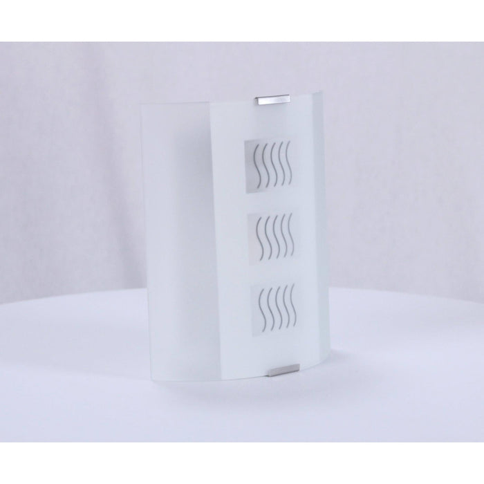 LAMP. PARED NÍQUEL SATINADO 1L E14 60W