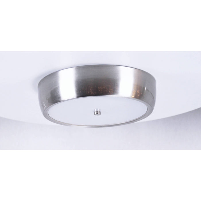LAMP. TECHO NIQUEL SATINADO 1L E27 60W