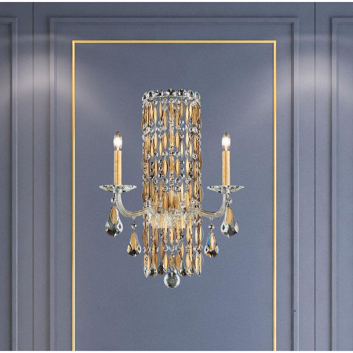 LAMP. PARED SARELLA SCONCE DORADO 2L E12 60W