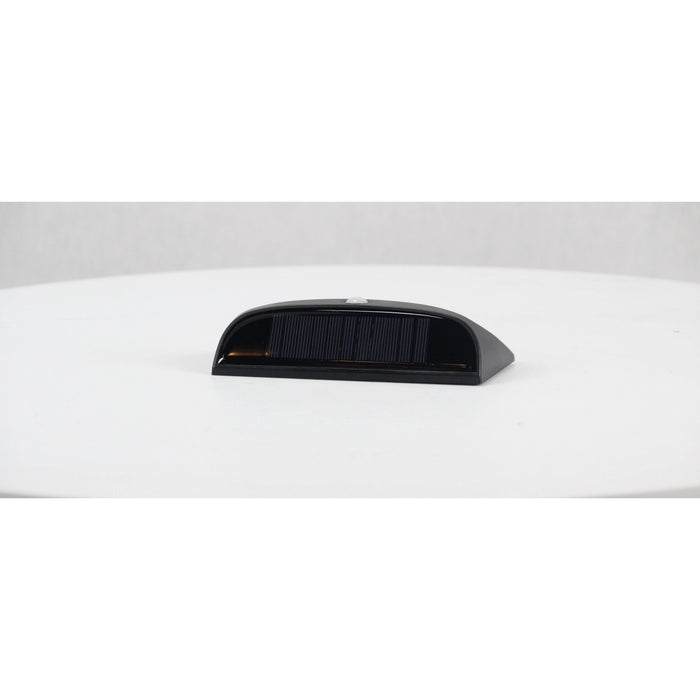 LAMP. LED EXT. PARED SOLAR NEGRO 1L 1.5W 3.7V 5000K CON FOTOCELDA Y SENSOR DE MOVIMIENTO