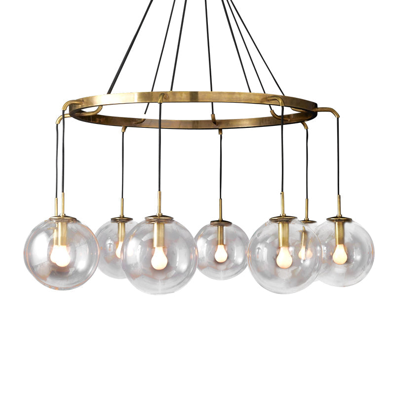 LAMP. TECHO BRONCE 8L E14 40W