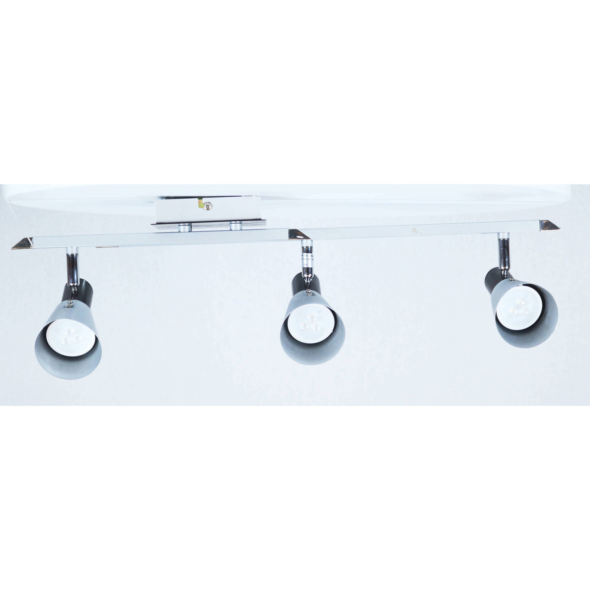 Lámpara Techo Reflectora Gris 3L Gu10 50W