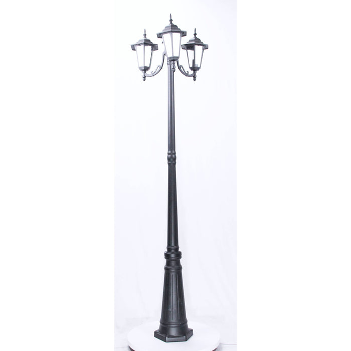 LAMP. EXT. POSTE ORO ANTIGUO 3L E27 100W