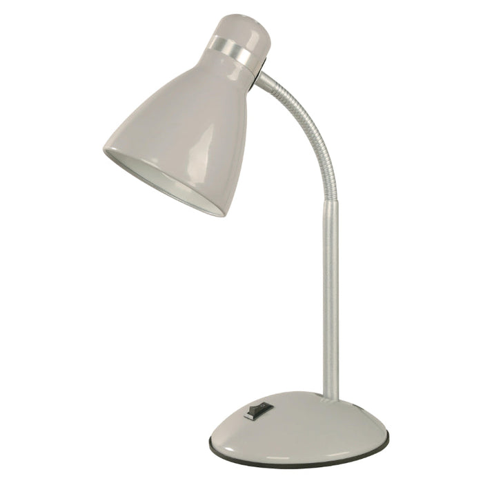 LAMP. ESCRITORIO GRIS 1L E27 40W