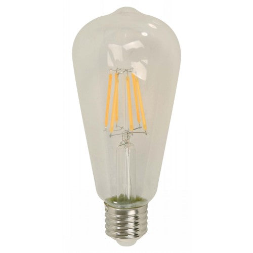 BOMBILLO LED FILAMENTO ST64 E27 6W 85-265V 3000K