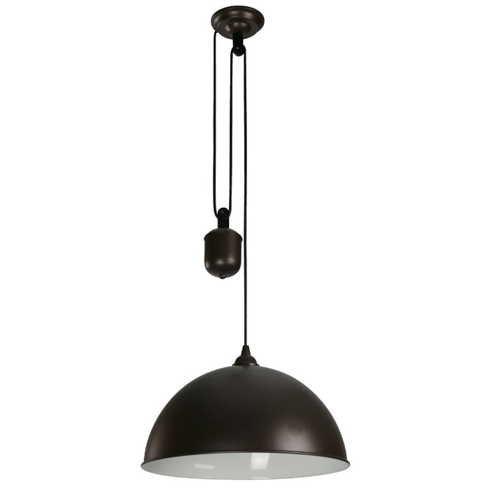 LAMP. COLGANTE BRONCE 1L E27 60W