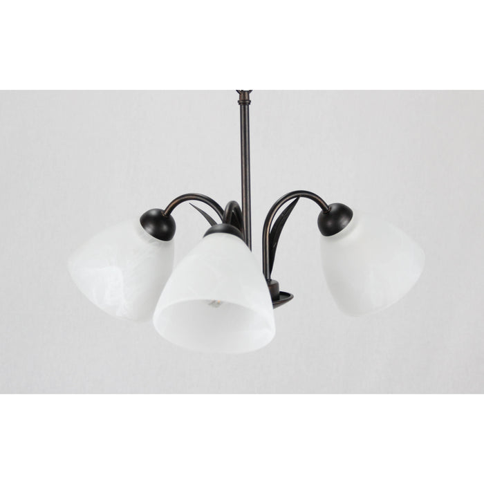 LAMP. TECHO NEGRO 3L E27 60W