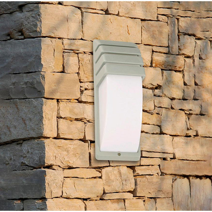 LAMP. EXT. PARED PLATEADO 1L E27 60W