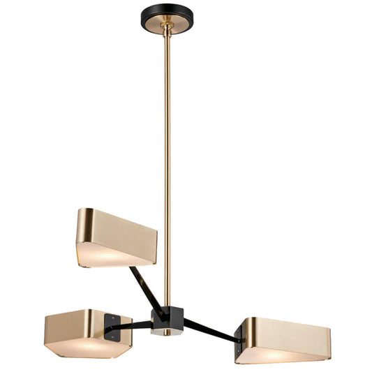 Lámpara Techo Bronce 3L E27 9W