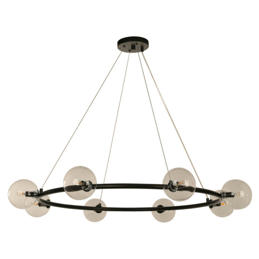 Lámpara Colgante Negro 8L G9 5W