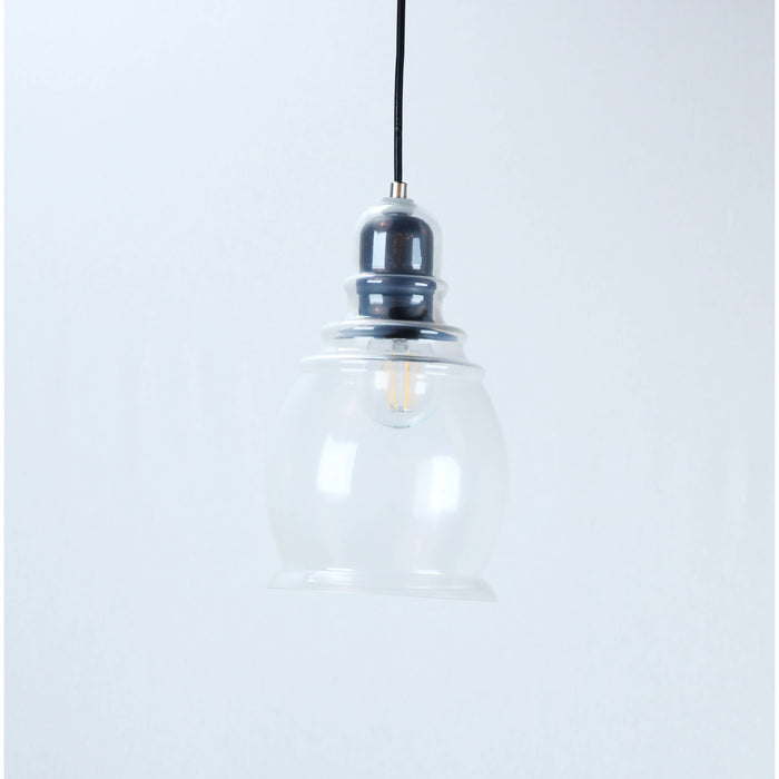 LAMP. COLGANTE NEGRO 1L E27 40W