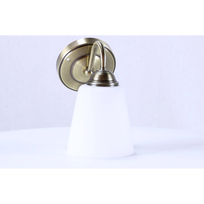 LAMP. PARED BRONCE ANTIGUO 1L E27 60W