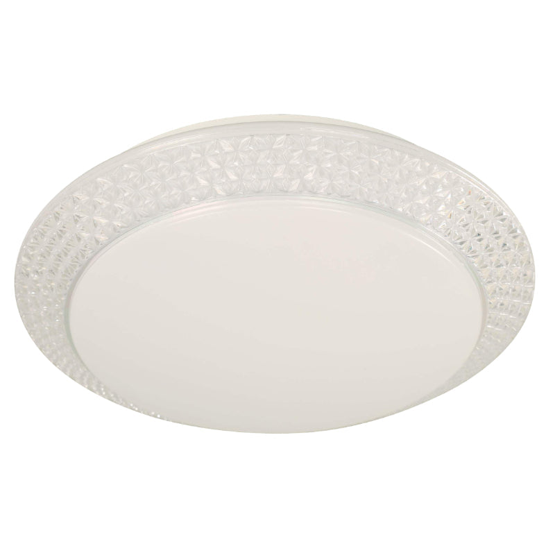 LAMP. LED TECHO BLANCO Y CROMO 24W 100-240V 3000K 4000K 6000K CCT