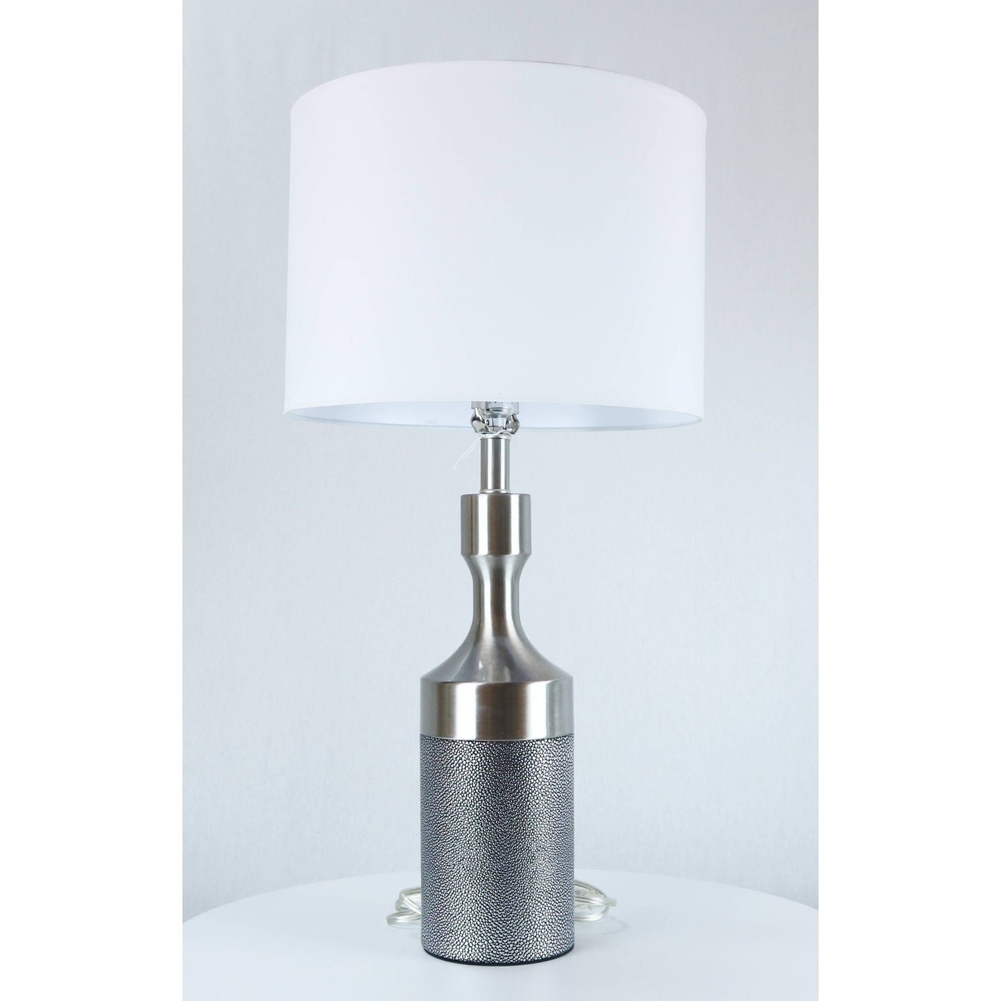 LAMP. MESA PLATEADO 1L E27 100W