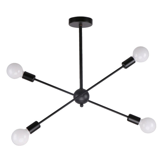 LAMP. TECHO NEGRO 4L E27 60W