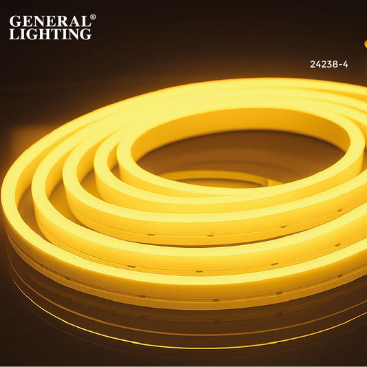 CINTA LUMINOSA LED EXT. 20W 120V LUZ AMARILLA TRANSFORMADOR INCLUIDO