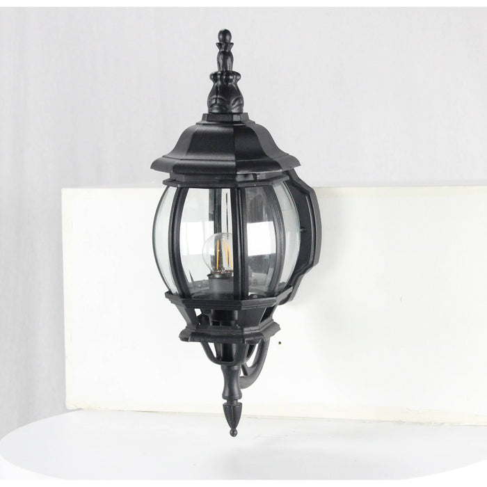 LAMP. EXT. PARED NEGRO 1L E27 100W