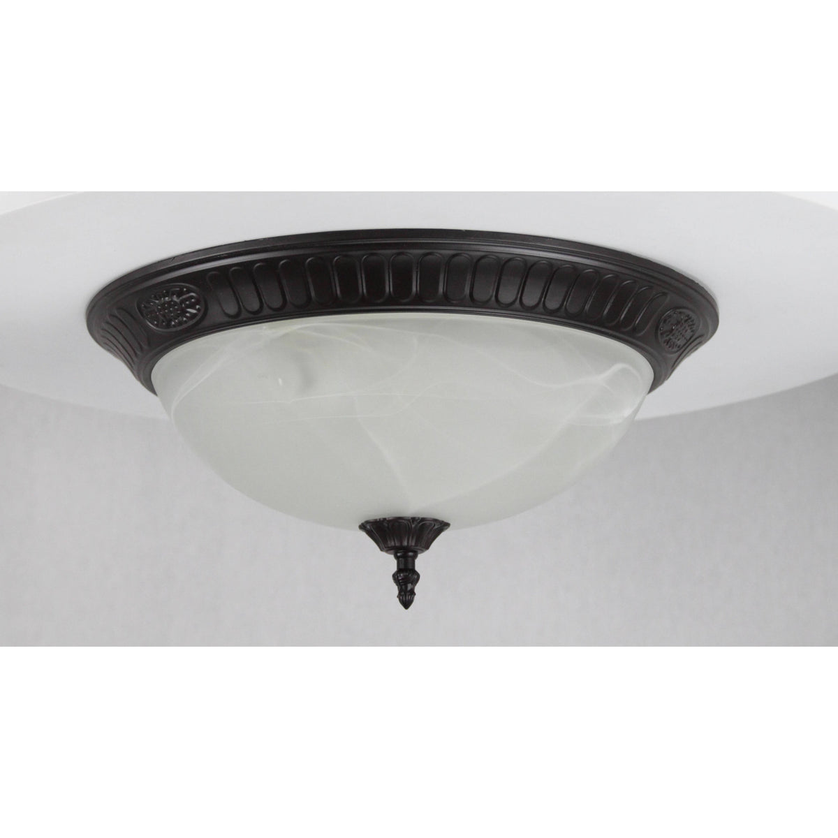 LAMP. TECHO BRONCE CEPILLADO 2L E27 40W