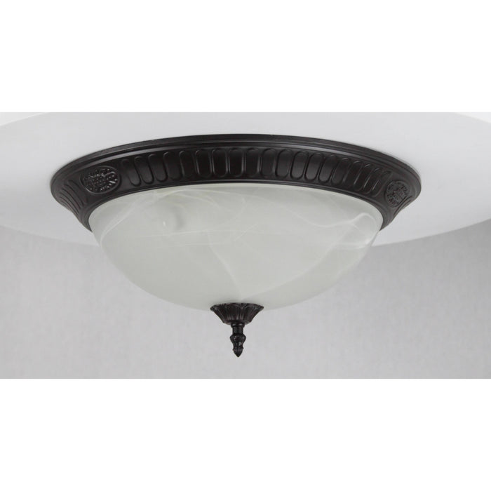 LAMP. TECHO BRONCE CEPILLADO 2L E27 40W