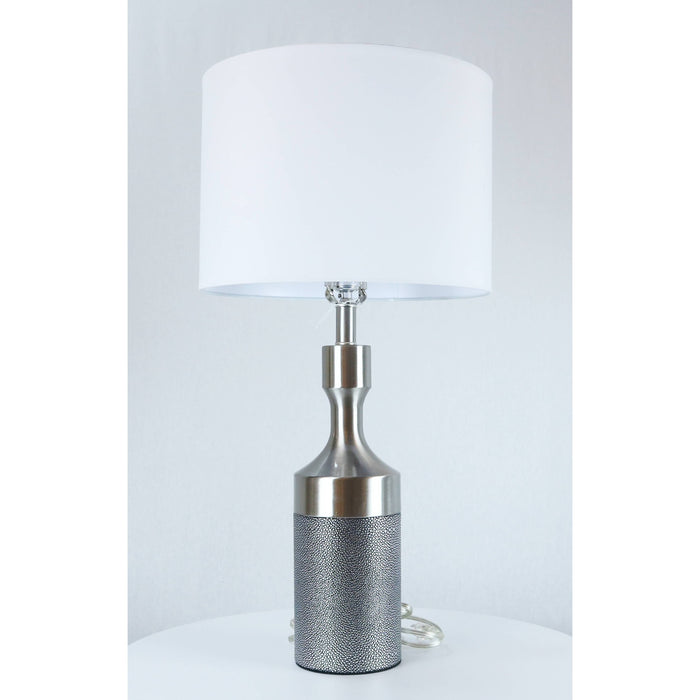 LAMP. MESA PLATEADO 1L E27 100W