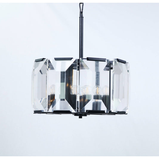 LAMP. COLGANTE NEGRO 6L E27 60W