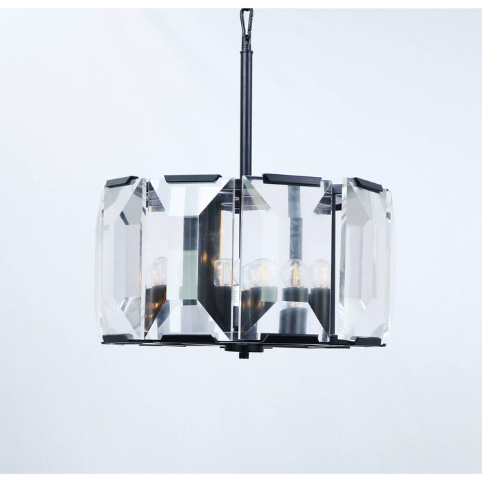 LAMP. COLGANTE NEGRO 6L E27 60W