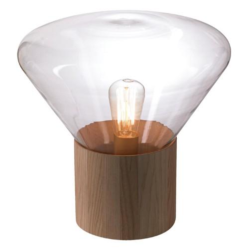LAMP. MESA MADERA 1L E27 60W (BASE)