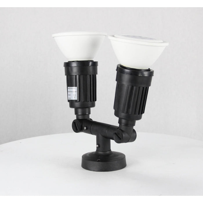 LAMP. EXT. REFLECTORA NEGRO 2L E27 80W
