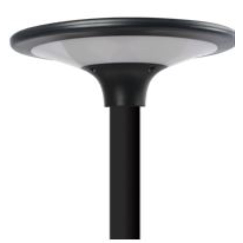LAMP. LED EXT. ESTACA SOLAR NEGRO 20W 6.4V 4000K-6000K